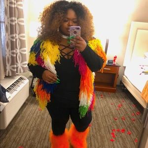 Custom Fringe Sweater .